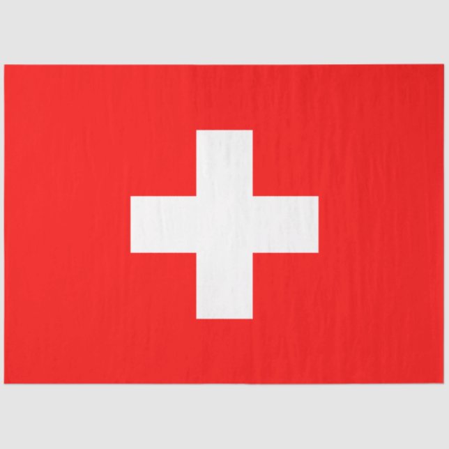 Seda Papel de la bandera suiza (Suiza) (Anverso)