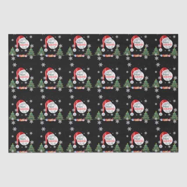 Seda Papel de la colección de nieves navideñas (Anverso)