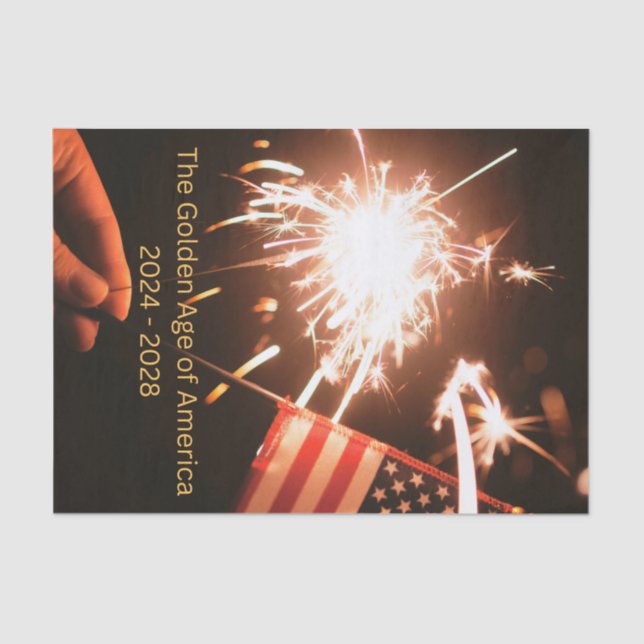 Seda Papel de la Edad de Oro de América 2024 a 2028 (Anverso)