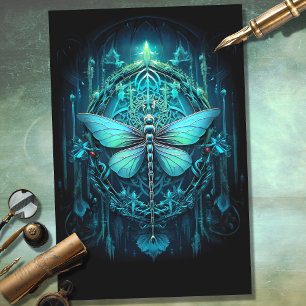 Seda Papel de la libélula gótica 2 de la página