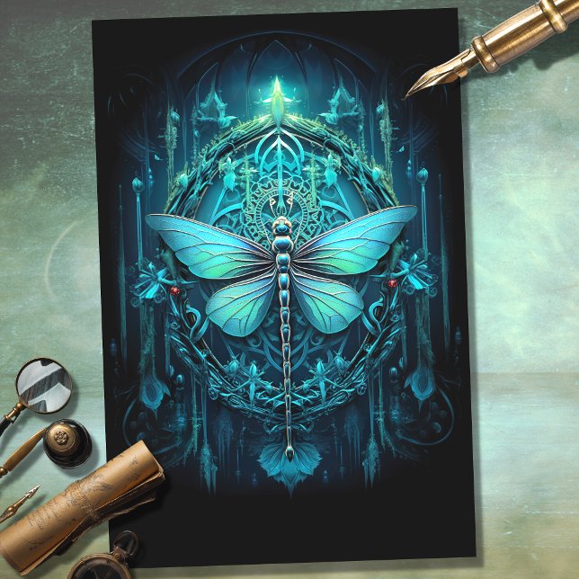 Seda Papel de la libélula gótica 2 de la página (Subido por el creador)