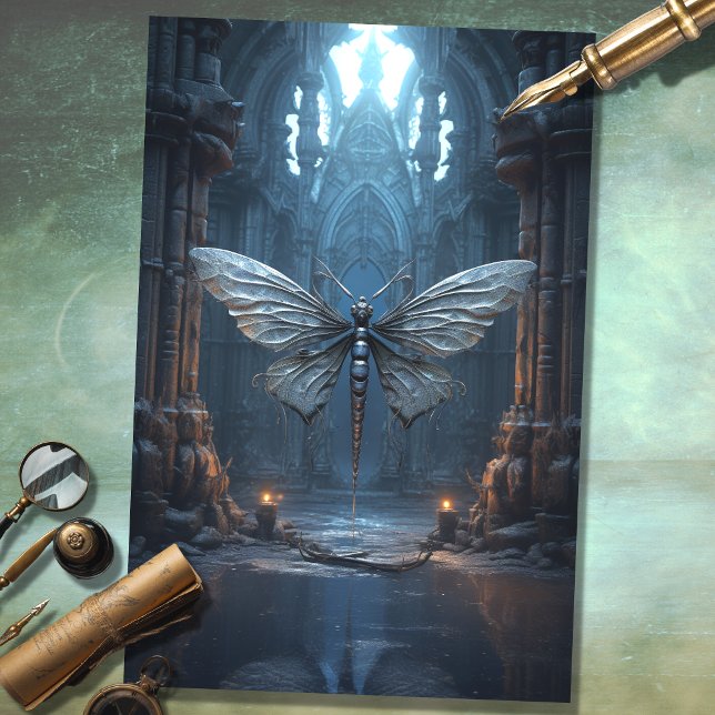 Seda Papel de la libélula gótica 3 de la página (Subido por el creador)