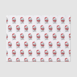 Seda Papel de la melodía Santa hat Penquin