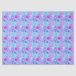 Seda papel de las flores de nieve