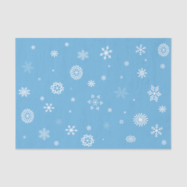 Seda Papel de los tejidos de copo de nieve (Anverso)