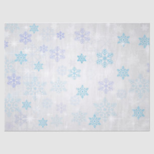 Seda Papel de los tejidos de copo de nieve