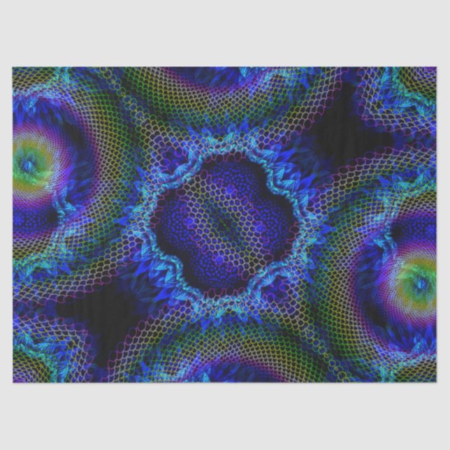 Seda papel de malla arco iris (Anverso)