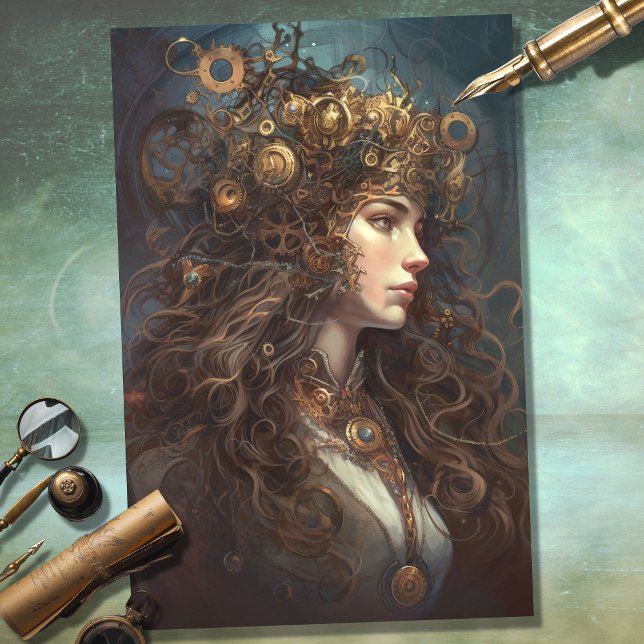 Seda Papel de manteca Steampunk 3 para mujer (Subido por el creador)