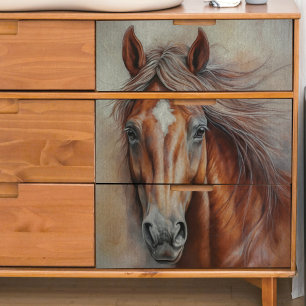 Seda Papel de melocotón de cierre de caballos salvajes 