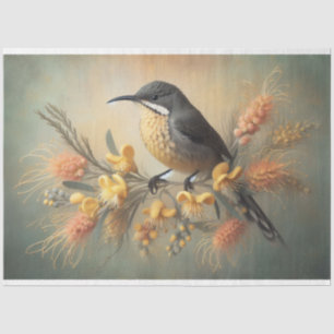 Seda Papel de melocotón de papel de descomposición Flor