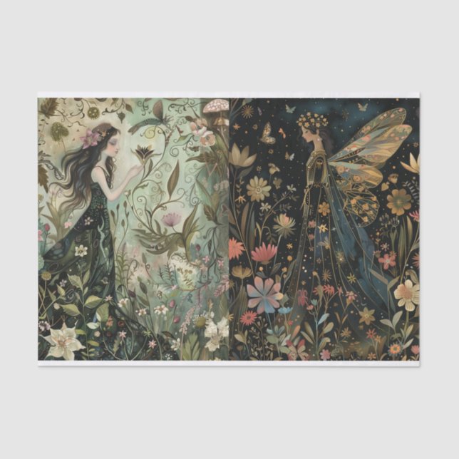 Seda Papel de melocotón para el día y la noche (Anverso)