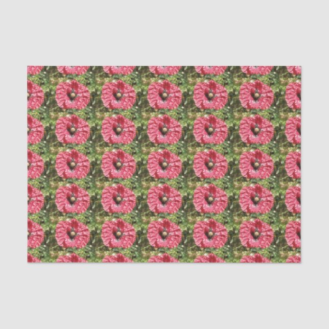 Seda Papel de melocotón rojo bonito (Anverso)