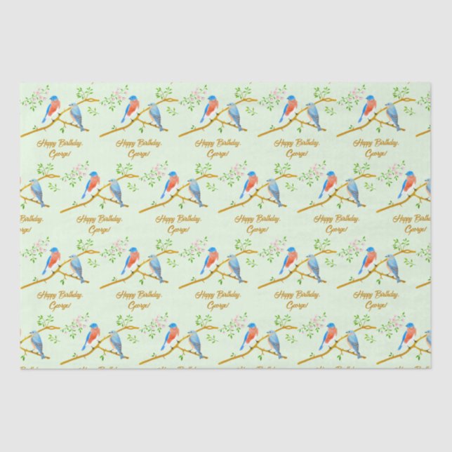 Seda Papel de melocotón verde pálido (Anverso)