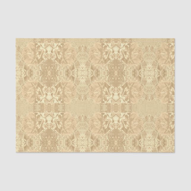 Seda Papel de melocotones y encajes (Anverso)