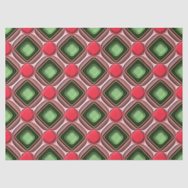 Seda Papel de papel de joyas para navidades (Anverso)