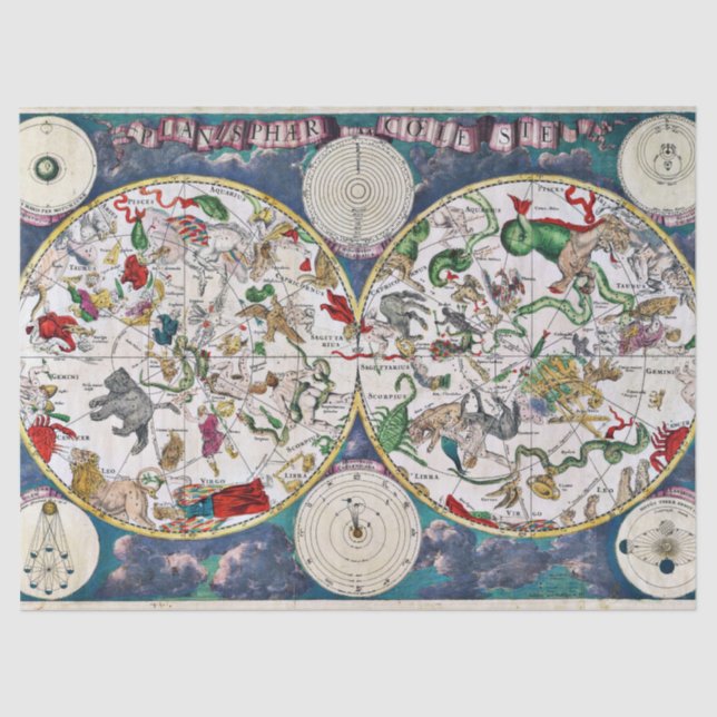 Seda Papel de papel de la gráfica de estrellas (Anverso)