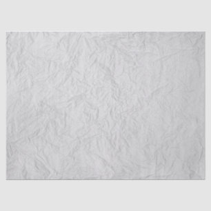 Seda papel de papel de tejido de arrugas blanco