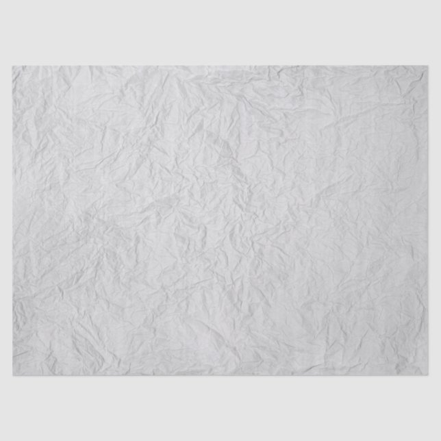 Seda papel de papel de tejido de arrugas blanco (Anverso)