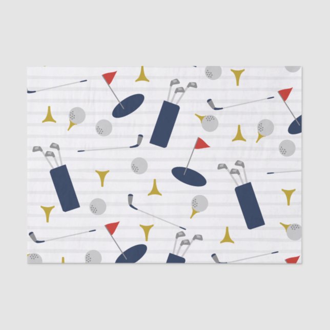 Seda Papel de papel de tejido de Cubanto Golf (Anverso)