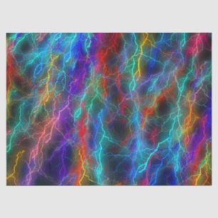 Seda papel de papel de tejido de rayos arco iris