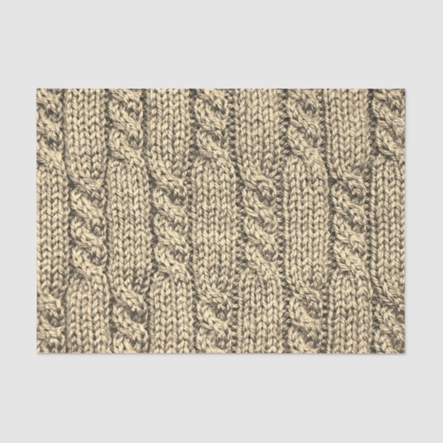 Seda Papel de papel de tejido dorado con hilo de suéter (Anverso)