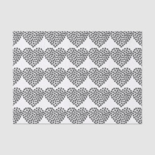 Seda Papel de papel higiénico de la silueta cardíaca