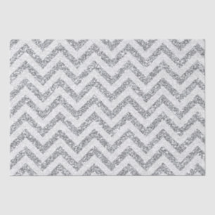 Seda Papel de papel higiénico de purpurina de plata fal