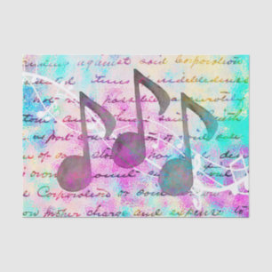 Seda Papel de papel higiénico para notas musicales de e