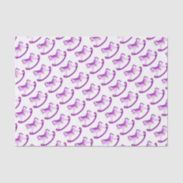 Seda Papel de papel higiénico púrpura de hilo de jugo d