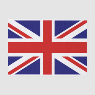 Seda Papel de papel para envolver de la bandera británi