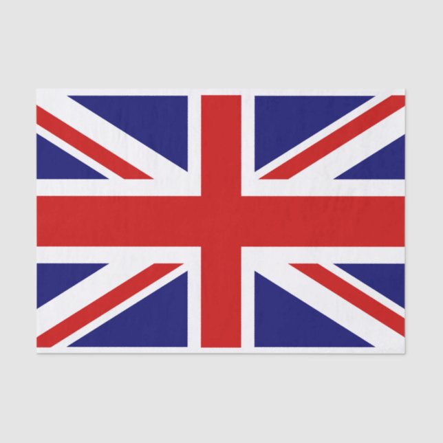 Seda Papel de papel para envolver de la bandera británi (Anverso)