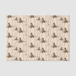 Seda Papel de papel tisular de calabazas blancas cremos