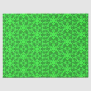 Seda Papel de papel tisular de Kaleidoscope verde
