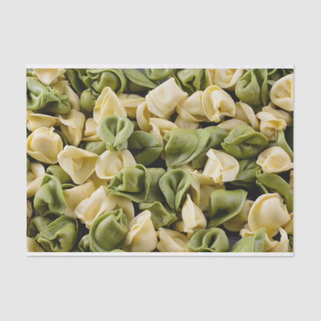 Seda Papel de pasta fresca cruda tortellini (Anverso)