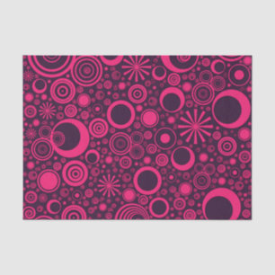 Seda PAPEL DE RAPAS DE COLOR RODADO-rosa-Púrpura