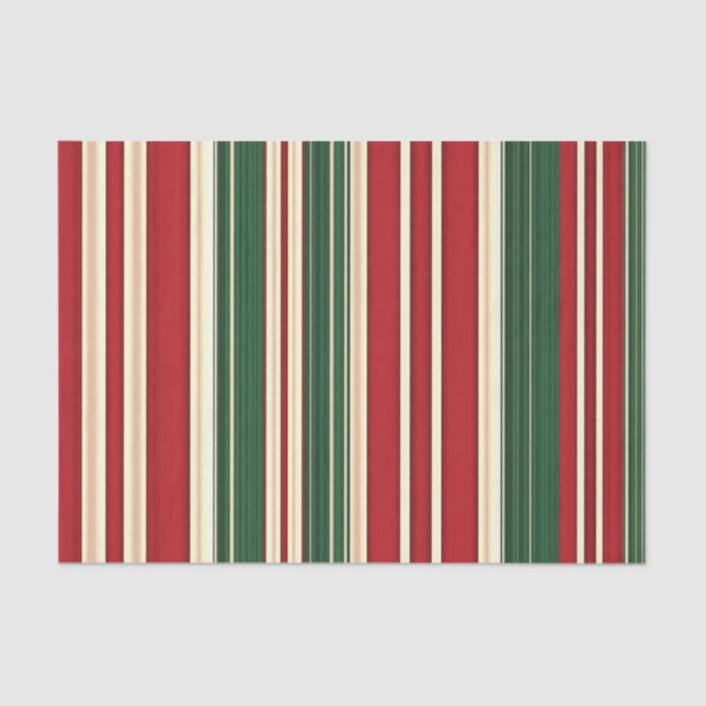 Seda PAPEL DE RAPAS DE navidad Stripes-1-TISSUE (Anverso)