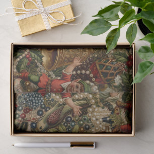 Seda Papel de regalo Abundancia Victoriana de Navidad