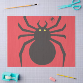 Seda Papel de regalo Araña Negra
