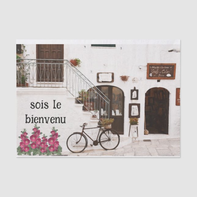 Seda Papel de regalo callejero francés (Anverso)