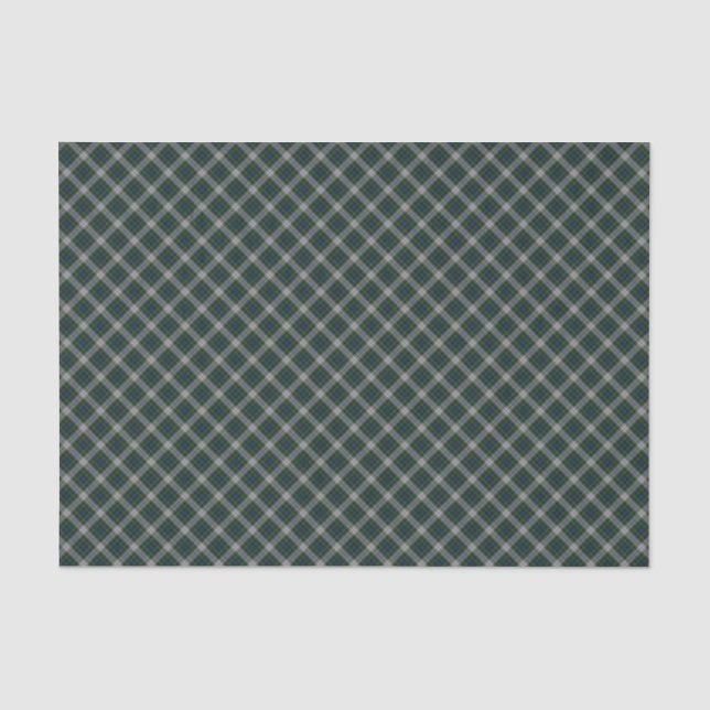Seda Papel de regalo con estampado de tartán de Campbel (Anverso)