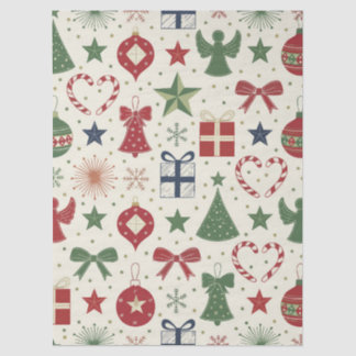 Seda Papel de regalo con patrón festivo navideño adorab