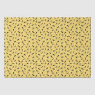 Seda Papel de regalo de colonia de abejas y colmena