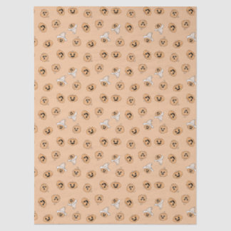 Seda Papel de regalo de Halloween con calabaza pastel l