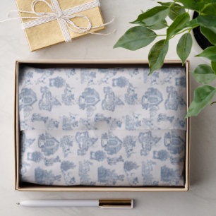 Seda Papel de regalo de Jack Russell con toile francés 