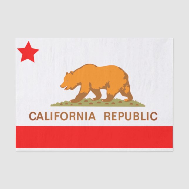 Seda Papel de regalo de la República de California (Anverso)