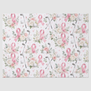 Seda Papel de Regalo de lazo rosa de Concienciación sob
