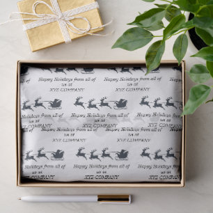 Seda Papel de regalo de Navidad para cliente o empleado