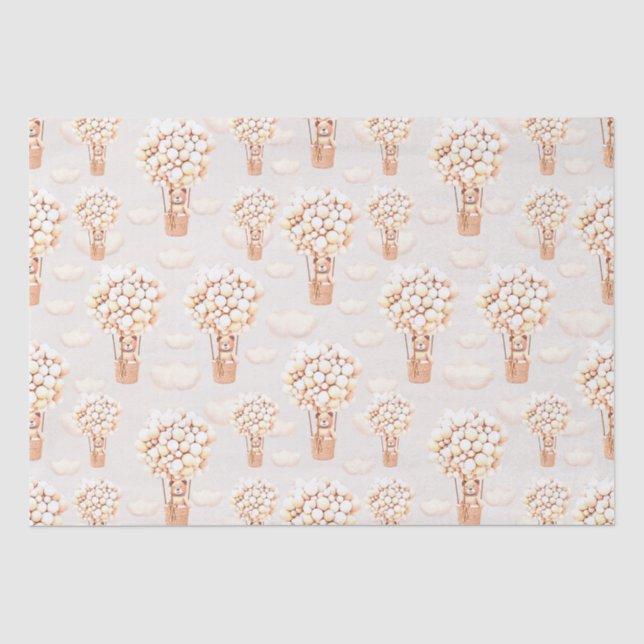 Seda Papel de regalo de osos globos (Anverso)