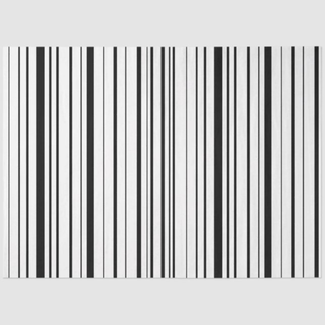 Seda Papel de Regalo de Tejido Rayado (Anverso)