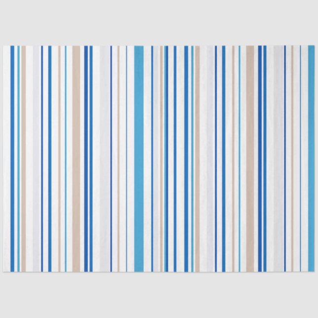 Seda Papel de Regalo de Tejido Rayado (Anverso)